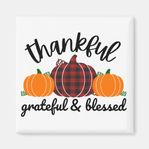 Thanksgiving - tacksam magnet