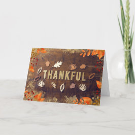 Thanksgiving - tacksam tack kort