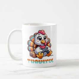 Thanksgiving Thanker Gamer Animal Turkey Kaffemugg