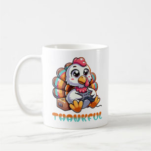 Thanksgiving Thanker Gamer Animal Turkey Kaffemugg