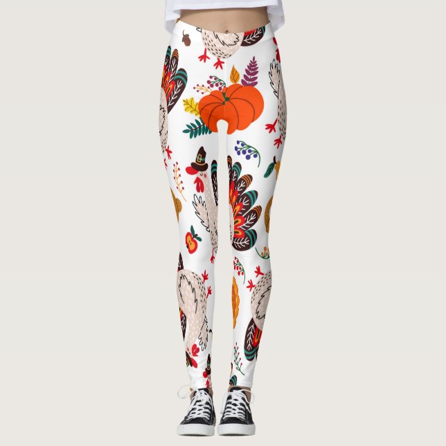 Thanksgiving | Thanksgiving är måltid Leggings (Framsida)