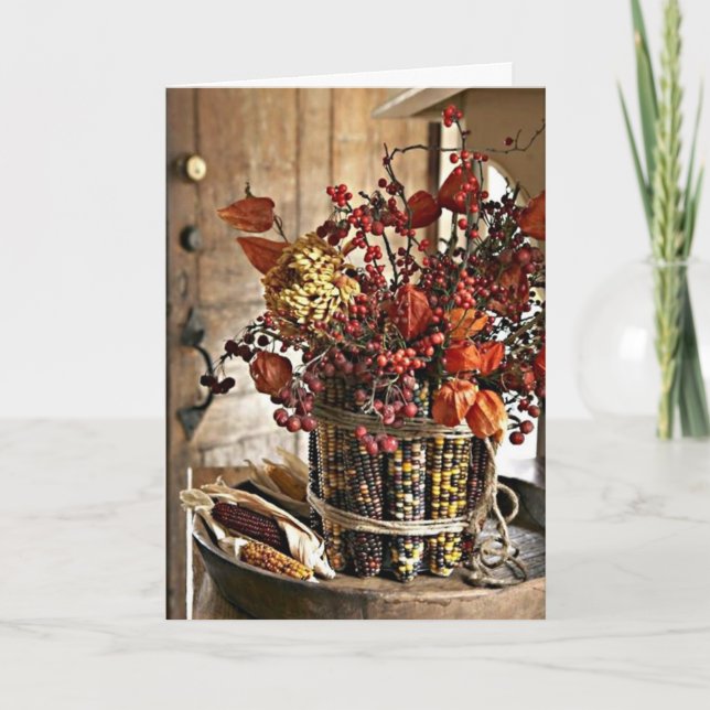 THANKSGIVING TILL **MIN VÄNND** TACFUL FÖR "DU" HELGKORT (Framsida)