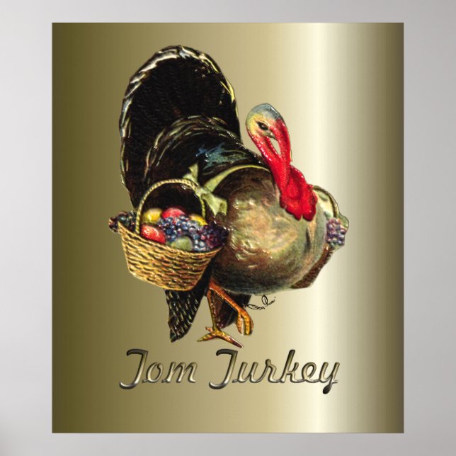 Thanksgiving Tom Turkiet Poster (Framsidan)