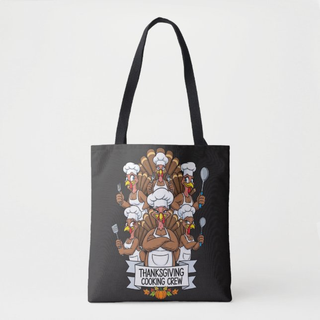 Thanksgiving Tote Bag Tygkasse (Framsida)
