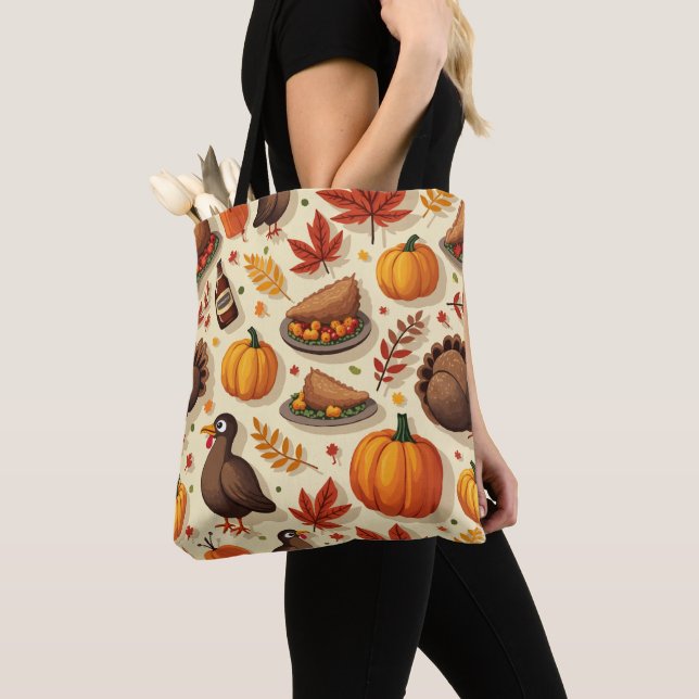 Thanksgiving Tote bags Tygkasse (Närbild)