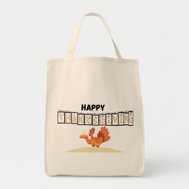 Thanksgiving Totebag 02 Tygkasse (Framsidan)