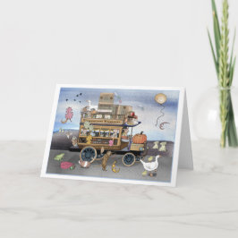 Thanksgiving Transport (med paj) Omnibus Kort