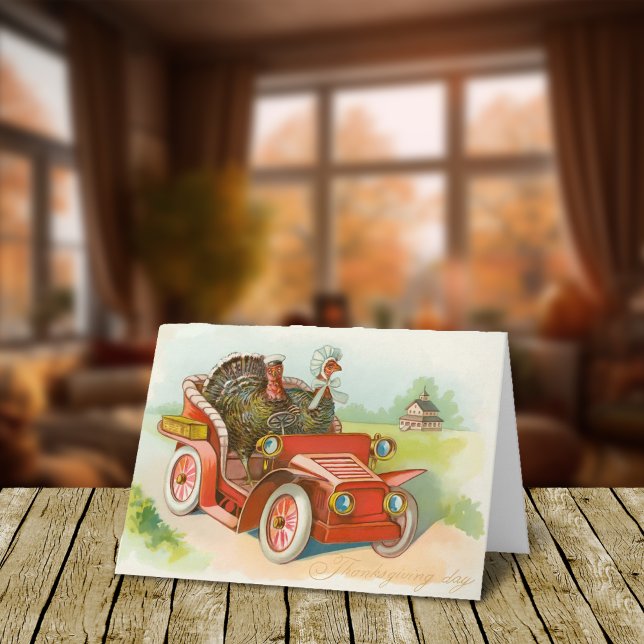Thanksgiving Travel Helgkort (Skapare uppladdad)