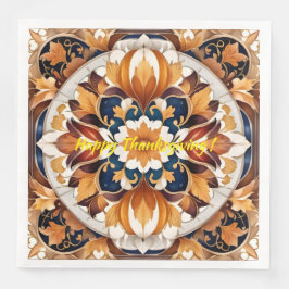 Thanksgiving Trendig Pumpkin-höstsamling Pappersservett