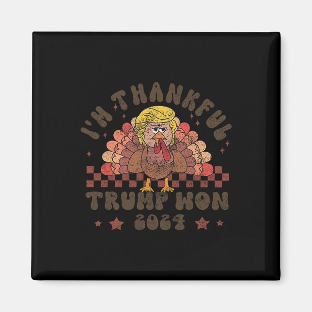 Thanksgiving Trump Gör Thanksgivingen Underbar ige Magnet (Framsidan)