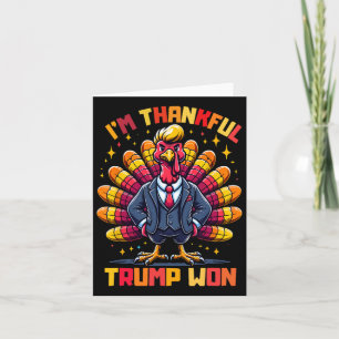Thanksgiving Trump I är tack och lov Trump Won Kort