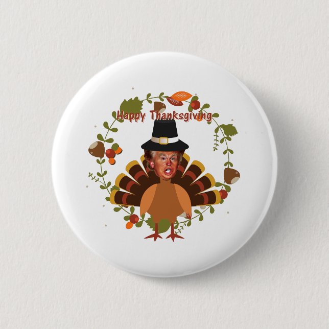 thanksgiving trumpturkey knapp (Framsida)