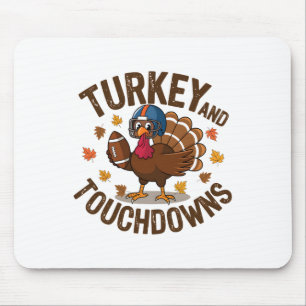 Thanksgiving Turkey And Touchdowns Fotbollsspelare Musmatta