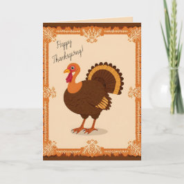 Thanksgiving Turkey Border Kort