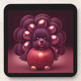 Thanksgiving Turkey-Poodle Hybrid Creature Underlägg