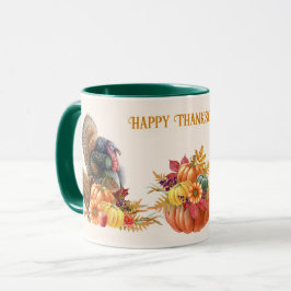 Thanksgiving Turkey Pumpkins Mugg