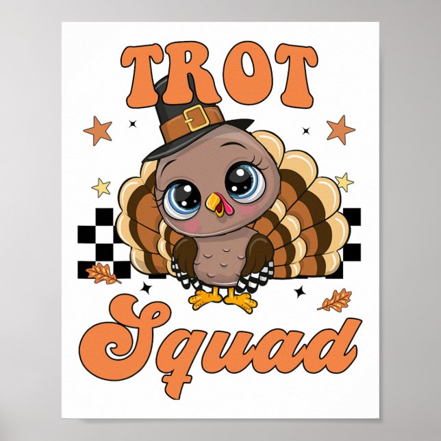 Thanksgiving Turkey Trot Squad  Poster (Framsidan)