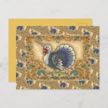 THANKSGIVING TURKEY UNICORN, WHIMSICAL FANTASY