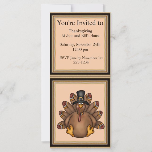Thanksgiving Turkiet (Framsida)