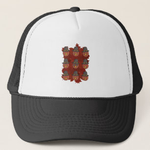 Thanksgiving Turkiet Ansikte Emoji Gift Keps