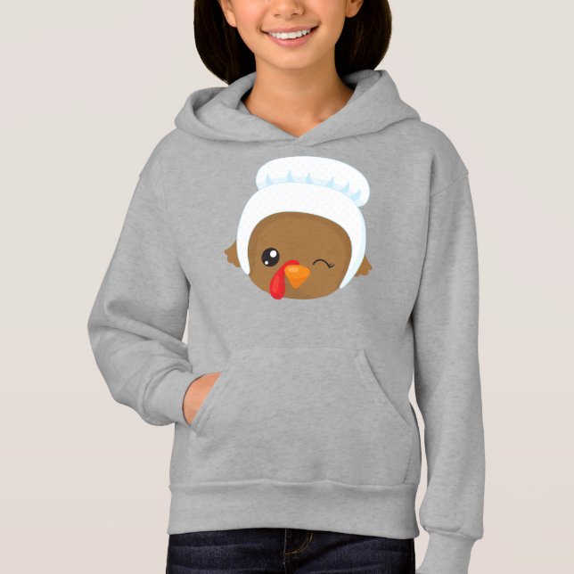 Thanksgiving Turkiet, Brown Turkiet, Pilgrim Bonne T Shirt (Framsida)