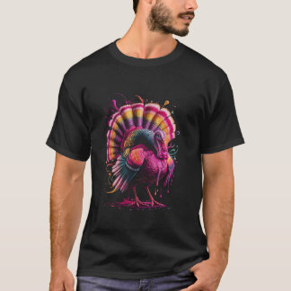 Thanksgiving Turkiet Dag Bird Fall Family Middag T T Shirt