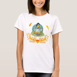Thanksgiving Turkiet Eating Pumpkin Paj Tee Shirt