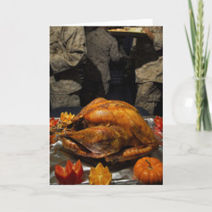 Thanksgiving Turkiet för US-militärmilitärer Helgkort