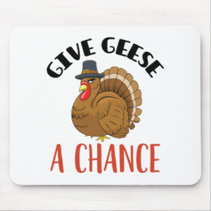 Thanksgiving Turkiet Ge Geese a Chance Musmatta