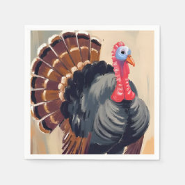Thanksgiving Turkiet | Happy thanksgiving Party Pappersservett