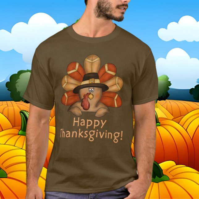 Thanksgiving Turkiet Helgdag Women t-shirt (Skapare uppladdad)