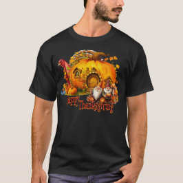 Thanksgiving Turkiet Horror Gnomes T Shirt
