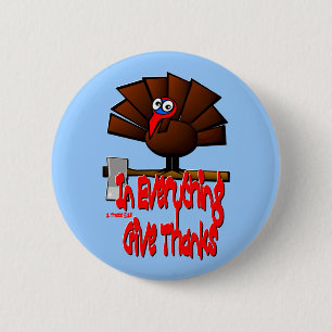 Thanksgiving Turkiet - i ALLT getack Knapp