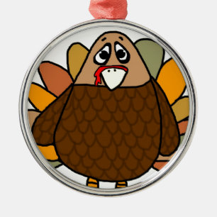 Thanksgiving Turkiet Julgransprydnad Metall