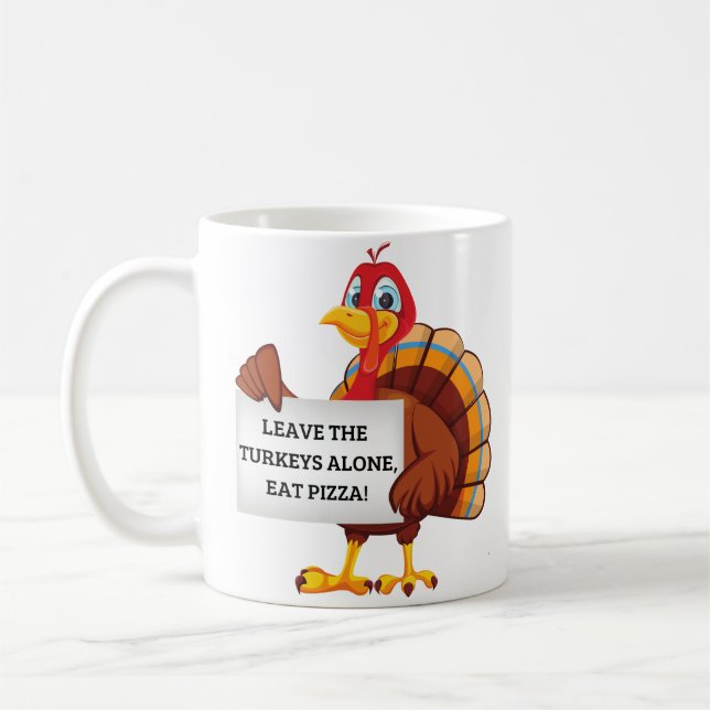Thanksgiving Turkiet Kaffemugg (Vänster)