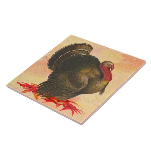 Thanksgiving Turkiet Kakelplatta (Sidan)
