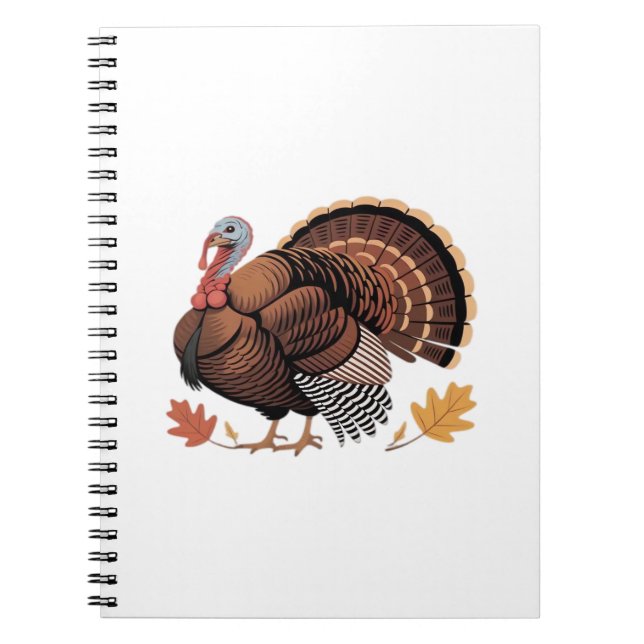 Thanksgiving Turkiet - Klass för höstklass Helgdag Anteckningsbok (Framsidan)