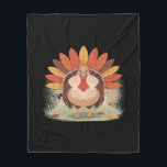 Thanksgiving Turkiet - Klass för höstklass Helgdag Fleecefilt<br><div class="desc">Thanksgiving Turkiet - Helgdag Classic T-Shirt_1 hösten</div>