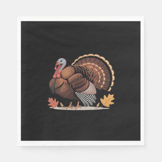Thanksgiving Turkiet - Klass för höstklass Helgdag Pappersservett
