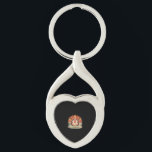 Thanksgiving Turkiet - Klass för höstklass Helgdag Twisted Heart Silverfärgad Nyckelring<br><div class="desc">Thanksgiving Turkiet - Helgdag Classic T-Shirt_1 hösten</div>