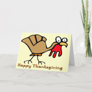 Thanksgiving Turkiet-kort Helgkort