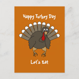Thanksgiving Turkiet-kort Inbjudan Vykort