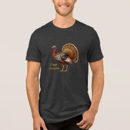 Thanksgiving Turkiet Manar-Shirt Tri-Bl T Shirt