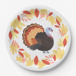 Thanksgiving Turkiet och Höst löv