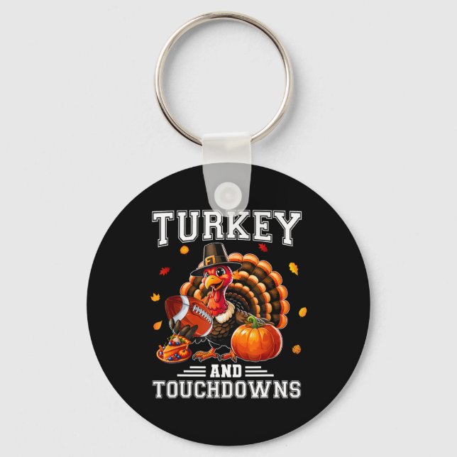 Thanksgiving Turkiet och pedofiler Manar Ki Nyckelring (Framsida)
