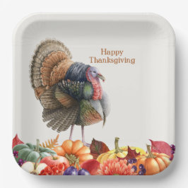 Thanksgiving Turkiet Papper Plats