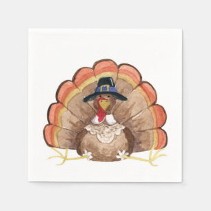 Thanksgiving Turkiet Pappersservett