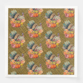 Thanksgiving Turkiet Pappersservett