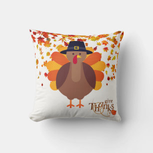 Thanksgiving Turkiet Pillow Kudde