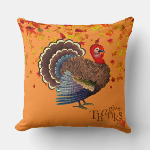 Thanksgiving Turkiet Pillow Kudde
